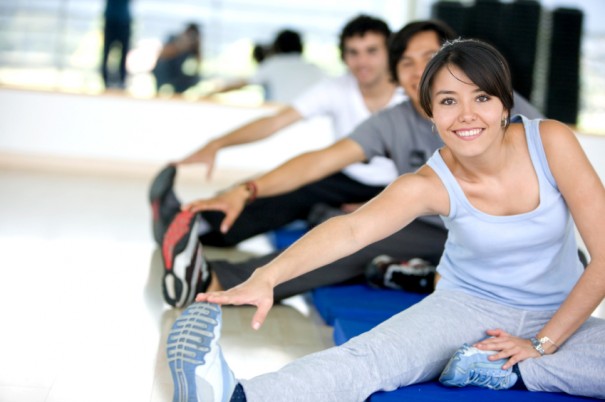 people at the gym