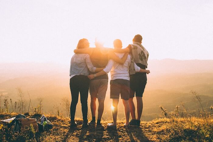 four friends in mountains list of core values