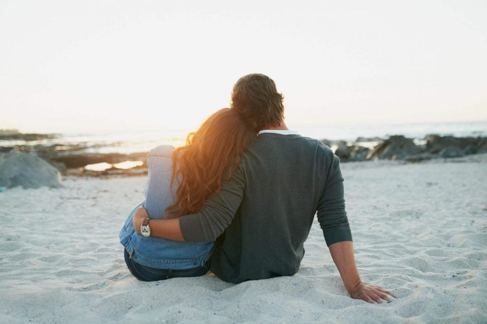 Attractive Diverse Couple On Outdoor Date Stock Photo - Download