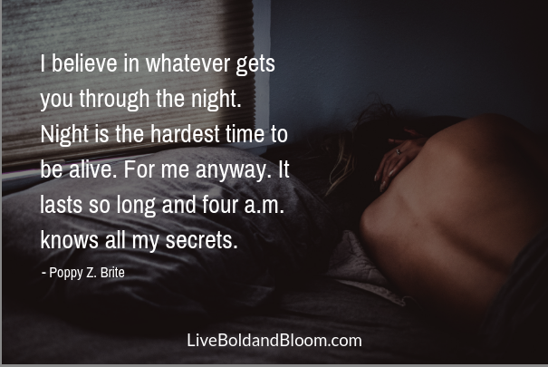 woman in bed, loneliness quotes