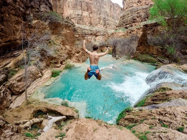 man leaping, how to be happy again