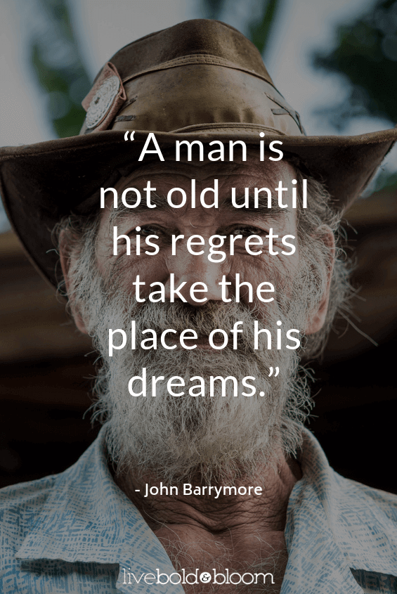 older man wearing hat headshot short positive quotes