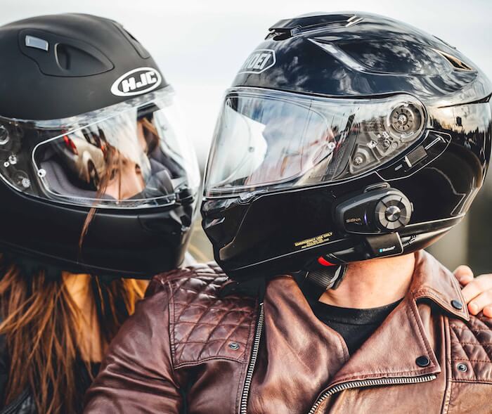 man and woman on motorcycle Am I in Love?