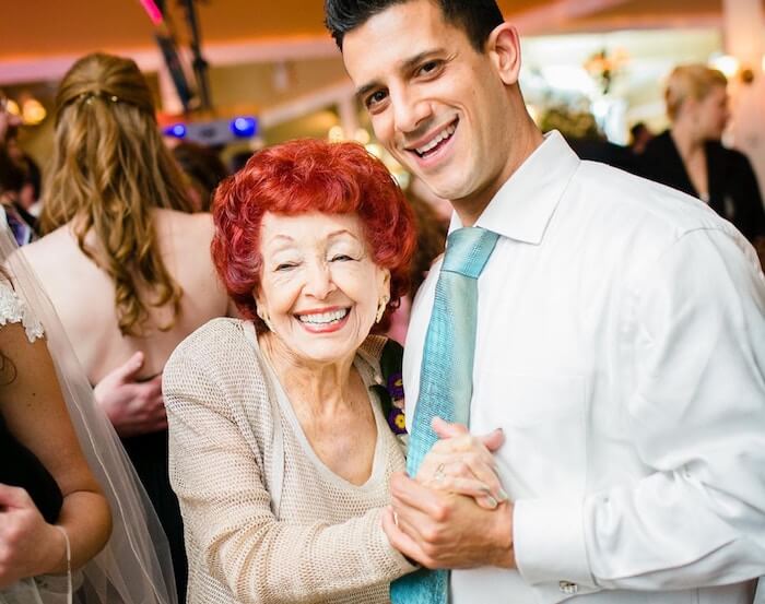 older woman dancing with younger male what is respect