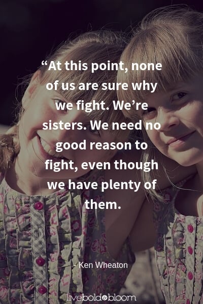 sweet quotes for sisters