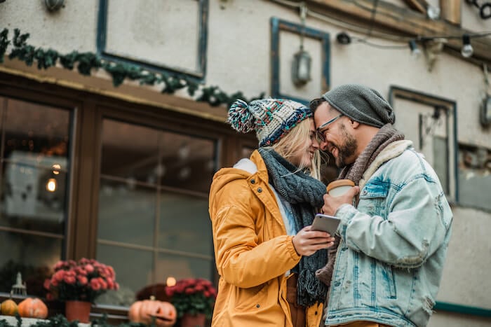 Couple-on-a-city-break female led relationship