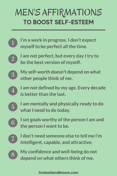 Positive Affirmations For Men To Practice Daily Thecoolist