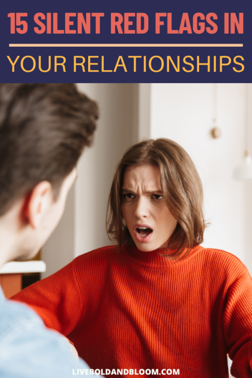 Are you having trouble with your partner? Find out what's going wrong and identify the silent red flags that can break relationships.