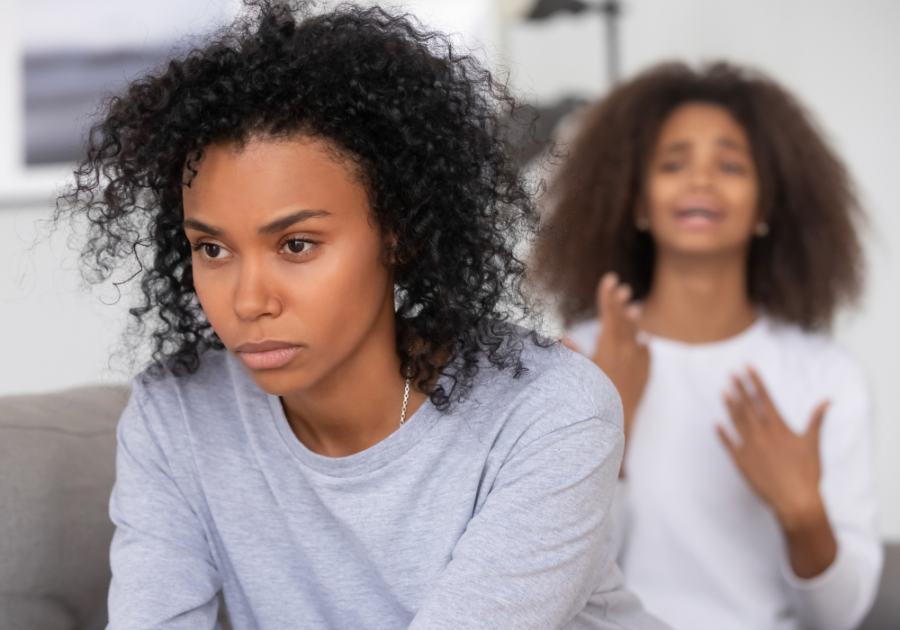 woman turned away from older women on sofa healthy ways to respond when your grown child hurts your feelings