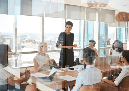 women in boardroom meeting gold personality traits